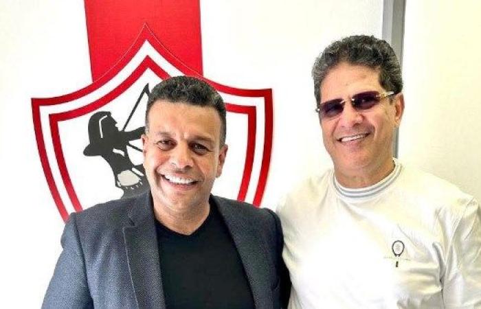 أول ظهور لـ أيمن الرمادي داخل الزمالك بعد توقيع عقده