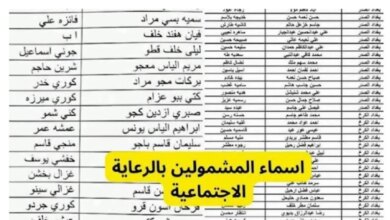 برابط مباشر .. الاستعلام عن اسماء الرعاية الاجتماعية الوجبة الأخيرة في محافظات العراق 2024