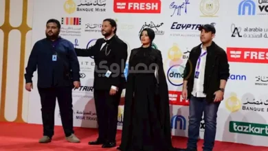 بالصور.. فريق عمل الفيلم السعودي "ثقوب" يحتفل بعرضه في مهرجان القاهرة السينمائي