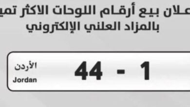 في مزاد علني.. «لوحة سيارة» تتخطي مليون دولار | ما قصتها؟